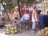 Road side coconut stall.